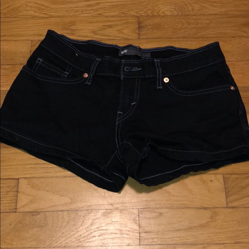 Levi Dark Denim Shorts
